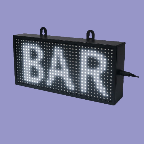 LED signboard for wine shop used for business visibility and branding