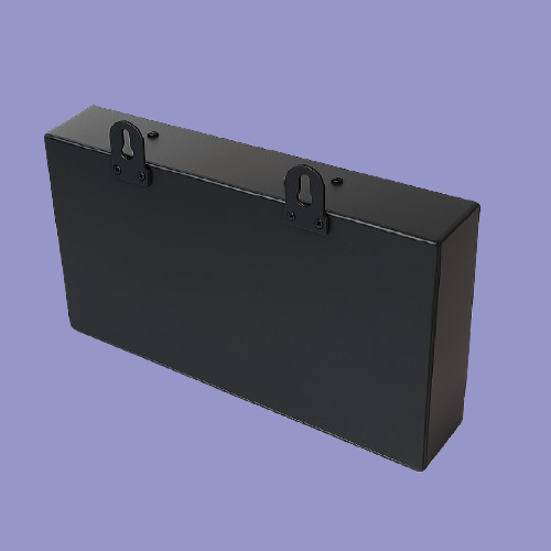 Wireless token remote showing a green LED screen with token number for queue management.