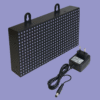 Wireless token remote showing a green LED screen with token number for queue management.