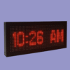 Adisans Industrial Digital Wall Clock with Red P10 LED Display showing time and date