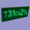 Adisans Digital Temperature and Humidity Display with Dual LED Panel – Wall-Mountable Industrial Monitor
