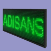 Customizable LED signage board for indoor and outdoor use, controllable via mobile phone