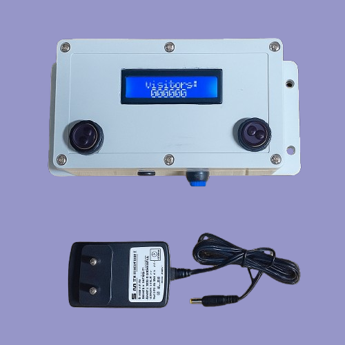 Bidirectional Visitor Counter with LCD Display – Adisans 6-Digit People Counter for Entry and Exit Monitoring