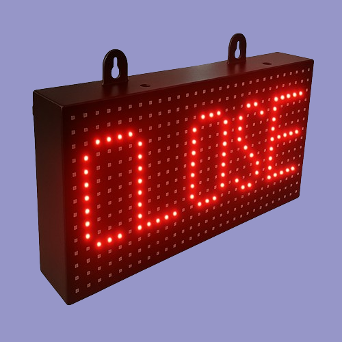 Open Close LED Display Board with Toggle Switch – Wall Mounted for Shops and Cafes