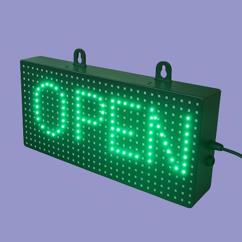 Open Close LED Display Board with Toggle Switch – Wall Mounted for Shops and Cafes