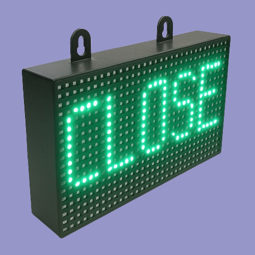 Open Close LED Display Board with Toggle Switch – Wall Mounted for Shops and Cafes