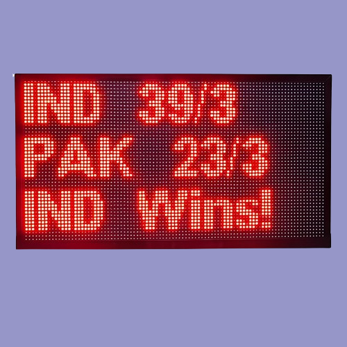 Adisans Cricket Scoreboard 3x1.5 ft LED with App
