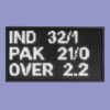 Adisans Cricket Scoreboard 3x1.5 ft LED with App