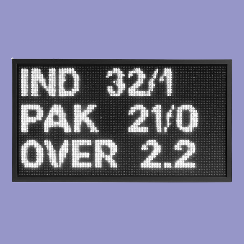 Adisans Cricket Scoreboard 3x1.5 ft LED with App