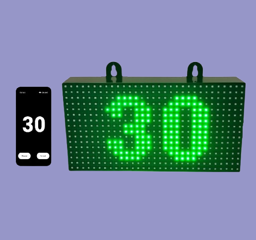 Adisans Kabaddi Raid Timer – 30 Sec with Mobile App Control and Bright LED Display