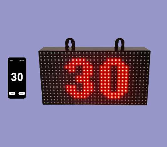 Adisans Kabaddi Raid Timer – 30 Sec with Mobile App Control and Bright LED Display