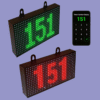 Adisans Dual LED Token Display Board with Mobile App Control – Dual P10 Screens for Wireless Queue Management