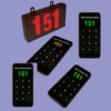 Adisans LED Token Display Board with Multi-Mobile Control – Wireless Queue System for Multiple Users