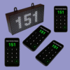 Adisans LED Token Display Board with Multi-Mobile Control – Wireless Queue System for Multiple Users