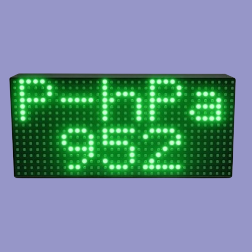 Adisans Digital Air Pressure Meter with P10 LED display showing barometric pressure in hPa