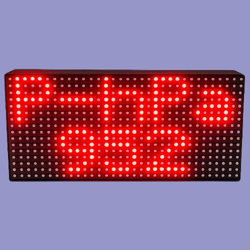 Adisans Digital Air Pressure Meter with P10 LED display showing barometric pressure in hPa