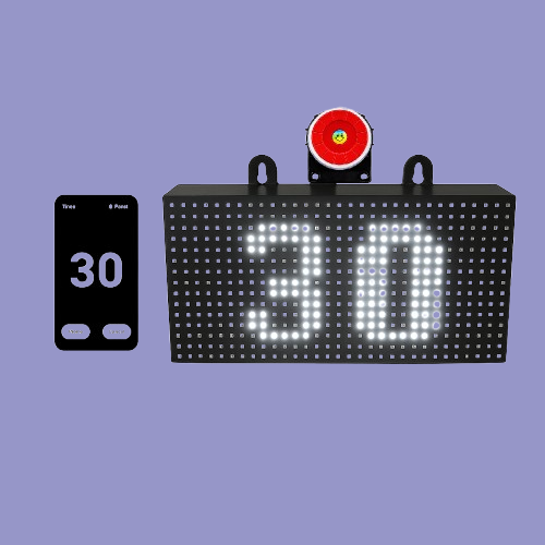 Adisans Kabaddi Raid Timer – 30 Sec with Mobile App Control and Bright LED Display