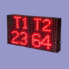 Universal wireless LED sports scoreboard with dual team display (T1 T2)