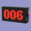 Adisans LED Up Down Counter Display 3 Digit P10 32x16 cm with push button increment decrement