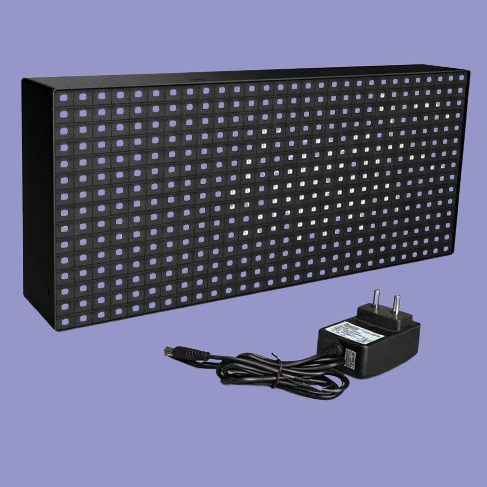 Adisans LED Up Down Counter Display 3 Digit P10 32x16 cm with push button increment decrement