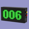 Adisans LED Up Down Counter Display 3 Digit P10 32x16 cm with push button increment decrement