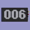 Adisans LED Up Down Counter Display 3 Digit P10 32x16 cm with push button increment decrement